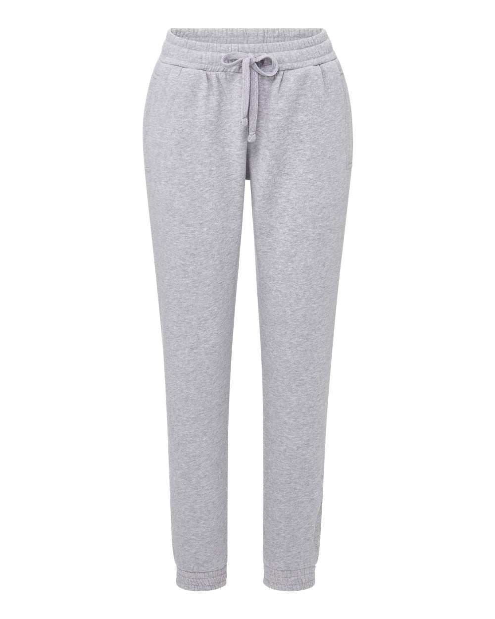 Mv Sport W25153 Women’s Vintage Fleece Joggers - Heather Grey