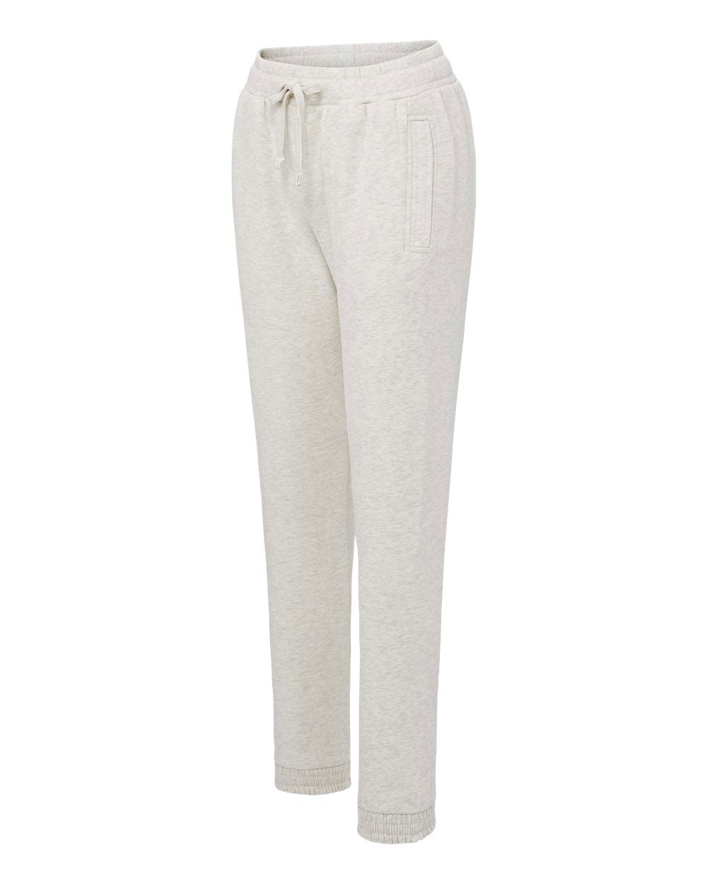 Mv Sport W25153 Women’s Vintage Fleece Joggers - Oatmeal