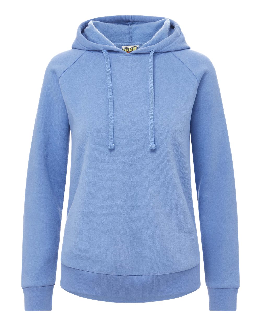 Mv Sport W25164 Women’s Vintage Fleece Hooded Sweatshirt - Blue Iris