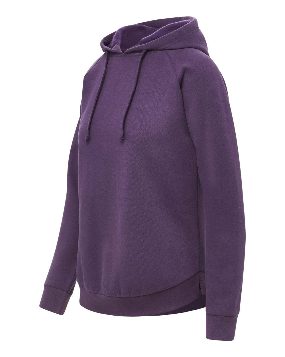 Mv Sport W25164 Women’s Vintage Fleece Hooded Sweatshirt - Eggplant