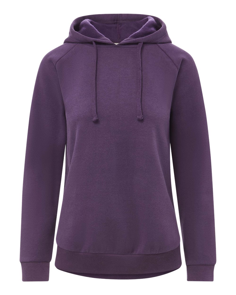 Mv Sport W25164 Women’s Vintage Fleece Hooded Sweatshirt - Eggplant