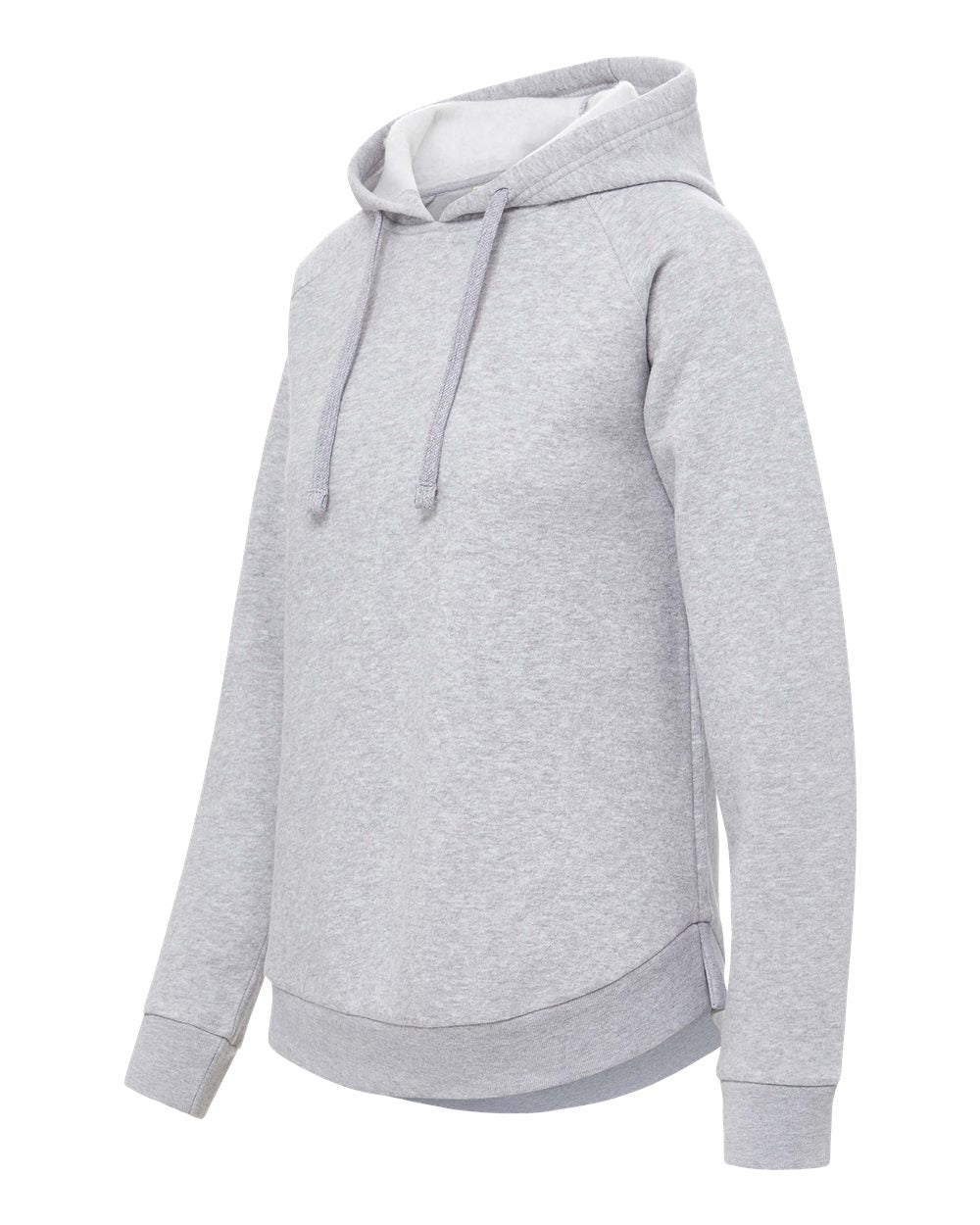 Mv Sport W25164 Women’s Vintage Fleece Hooded Sweatshirt - Heather Grey