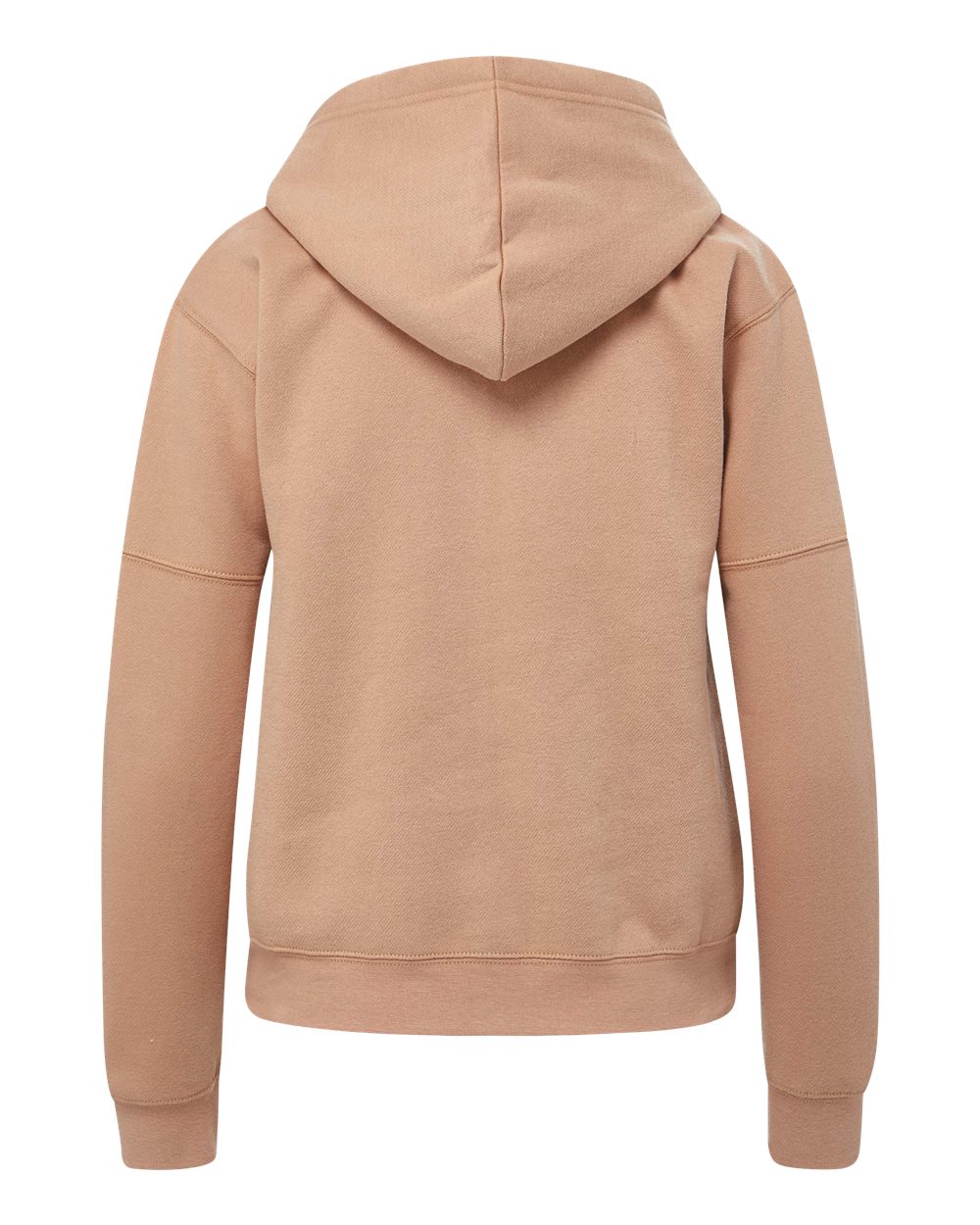 Mv Sport W25165 Women’s Vintage Fleece Hooded Full-zip Sweatshirt - Praline