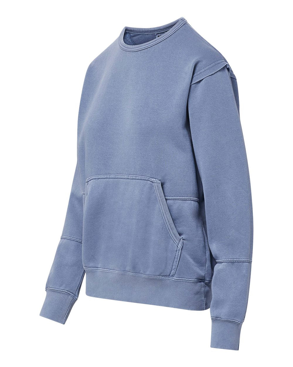 Mv Sport W25167 Women’s Coastal Color Sweatshirt - Oxford Blue