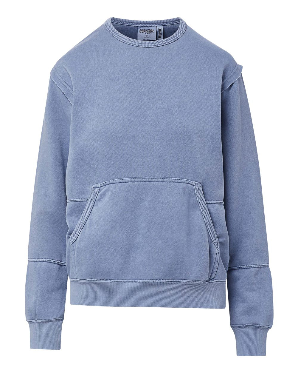 Mv Sport W25167 Women’s Coastal Color Sweatshirt - Oxford Blue