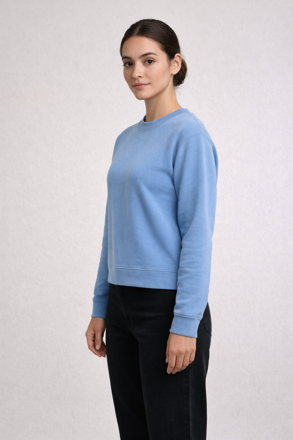 Mv Sport W26144 Ladies Vintage Fleece Crew - Iris