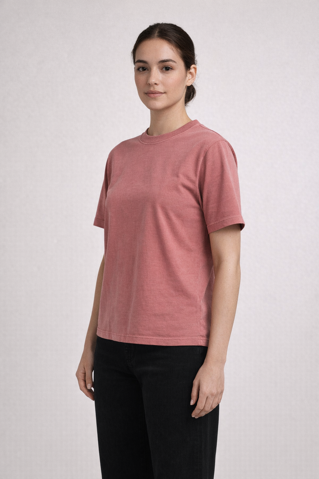 Mv Sport W26434 Coastal Color Ladies Tee - Scarlet