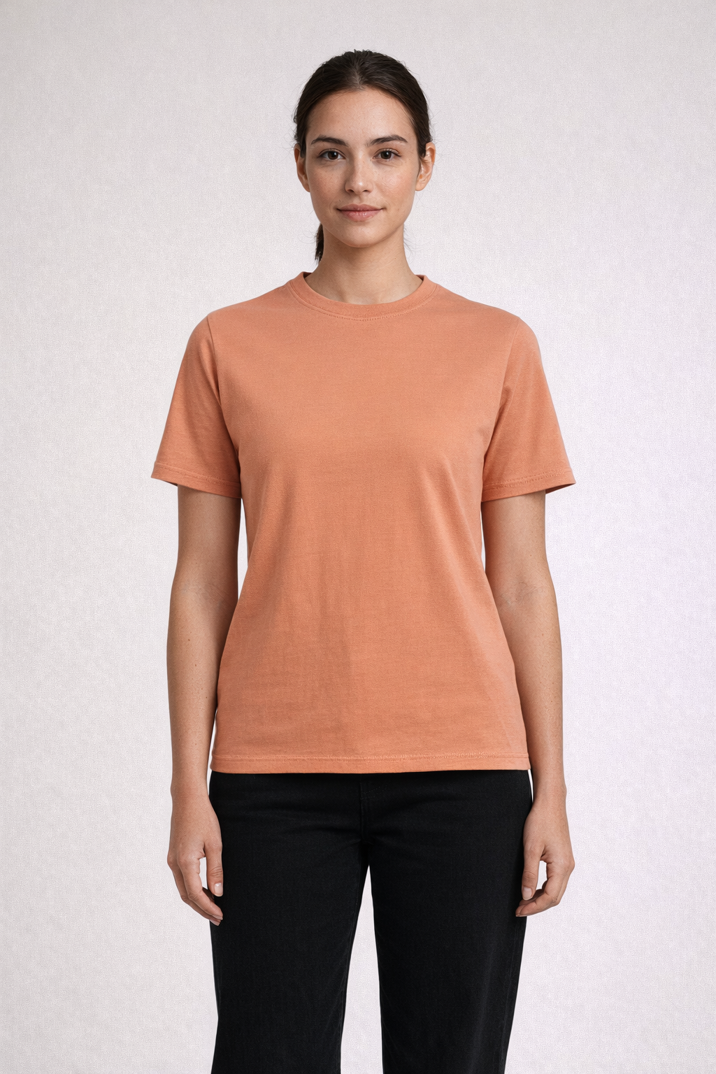 Mv Sport W26434 Coastal Color Ladies Tee - Tangerine