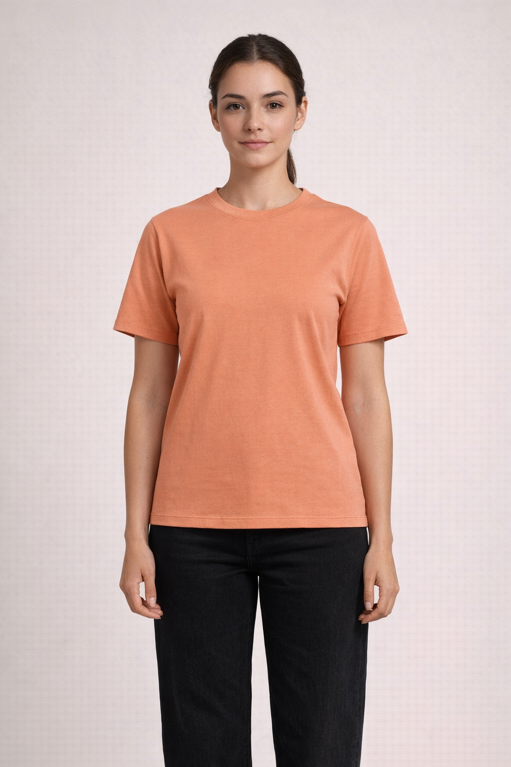Mv Sport W26434 Coastal Color Ladies Tee - Tangerine