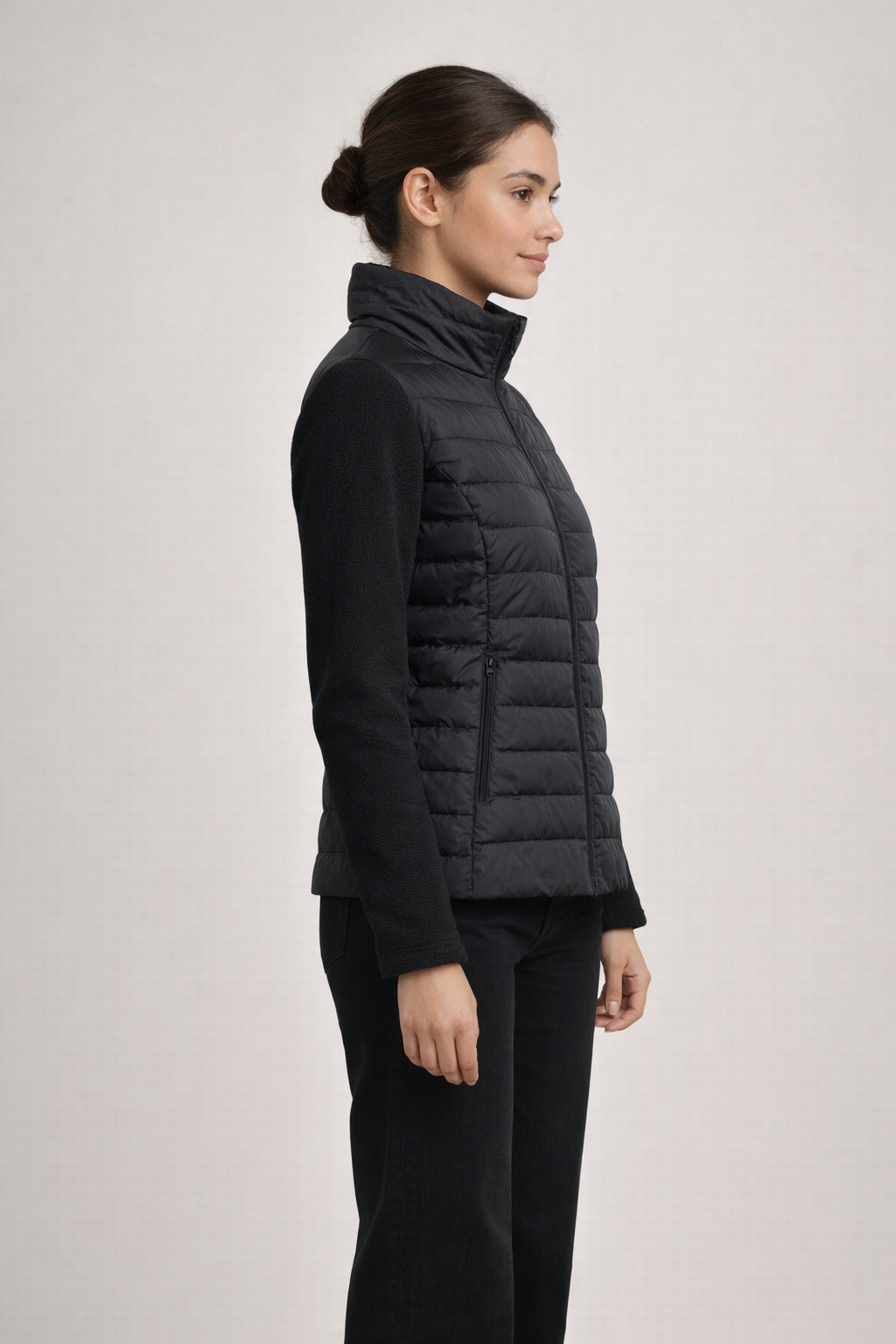 Mv Sport W26719 Weatherproof Women’s Mixed Media Jacket - Black