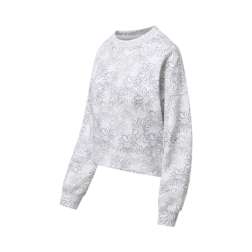Mv Sport W27145 Mood & Vibe Meadow Crew - Floral Print