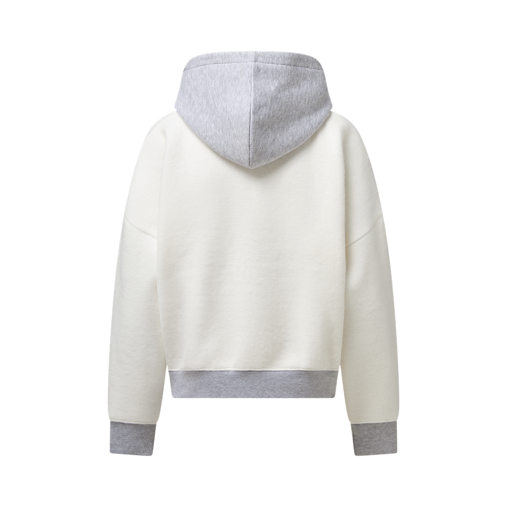 Mv Sport W27151 Rory Reverse Fleece Hood - Ivory