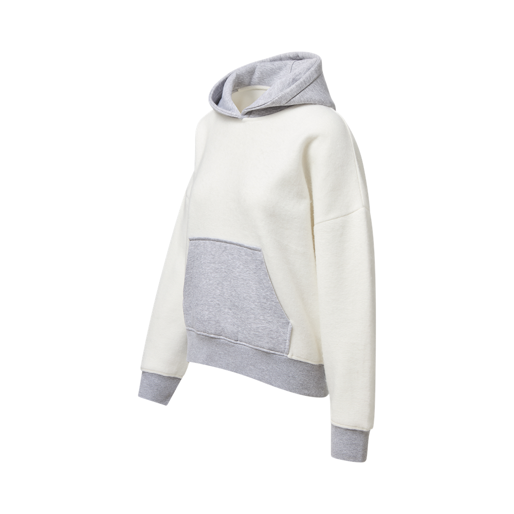 Mv Sport W27151 Rory Reverse Fleece Hood - Ivory