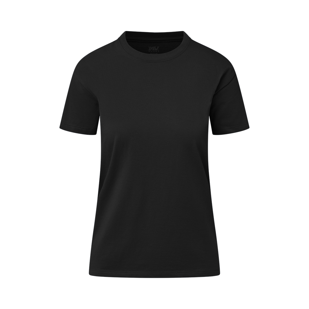 Mv Sport W27419 Ladies Core Crewneck Tee - Black