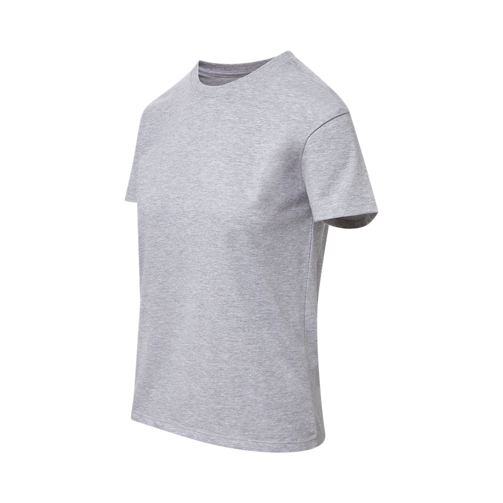 Mv Sport W27419 Ladies Core Crewneck Tee - Heather Gray