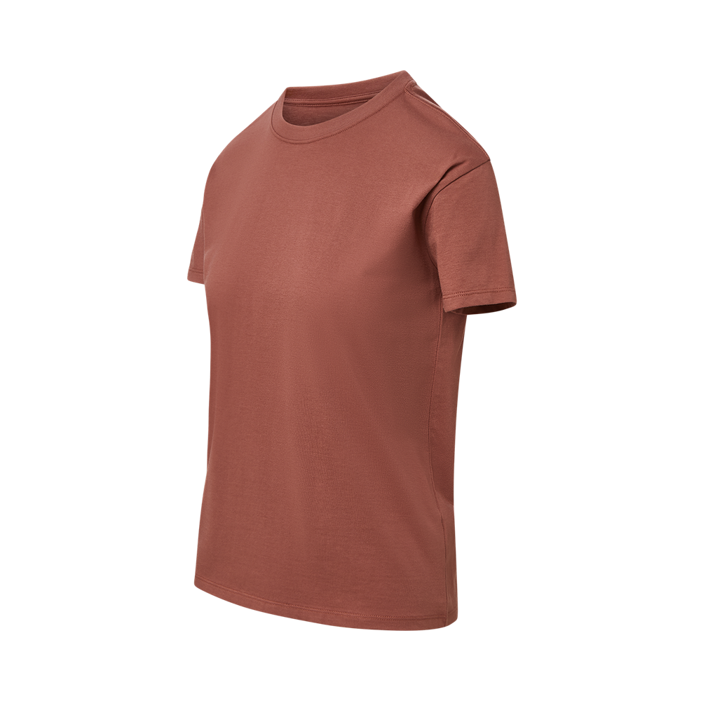 Mv Sport W27419 Ladies Core Crewneck Tee - Mocha