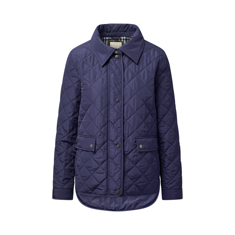 Mv Sport W27713 Weatherproof Vintage Ladies Diamond Quilted Jacket - Navy