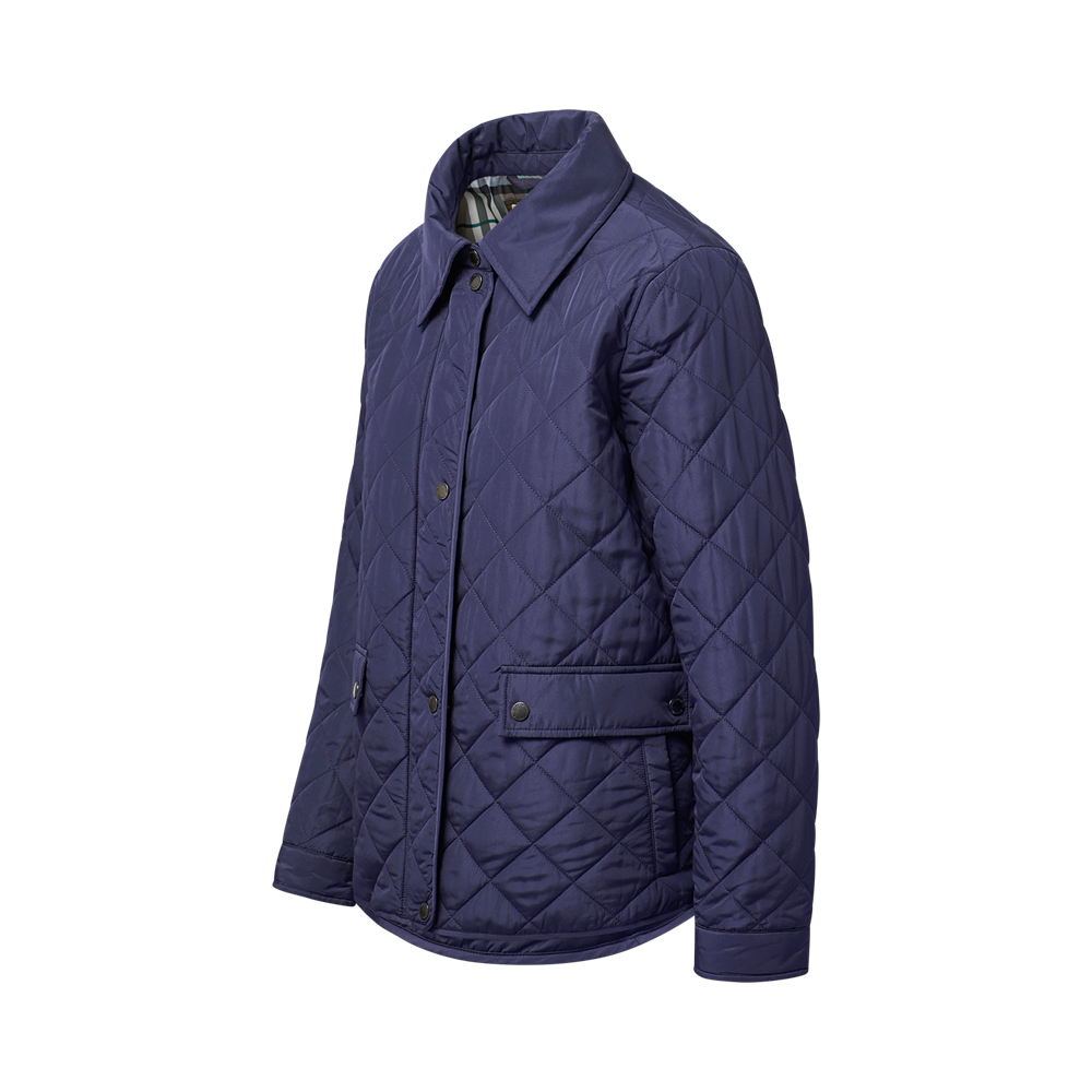 Mv Sport W27713 Weatherproof Vintage Ladies Diamond Quilted Jacket - Navy