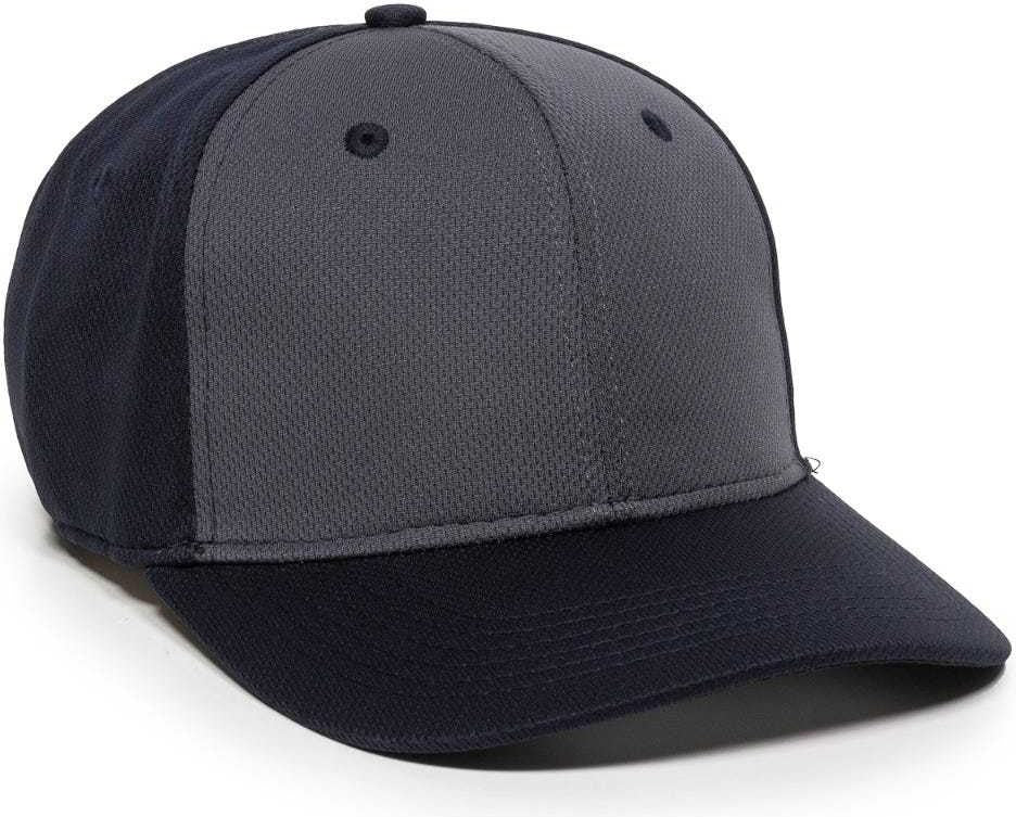 Oc Sports Mws25 Flexible Fitting Cap - Graphite Navy - Dark Gray / 6 3/8’’ - 3/4’’