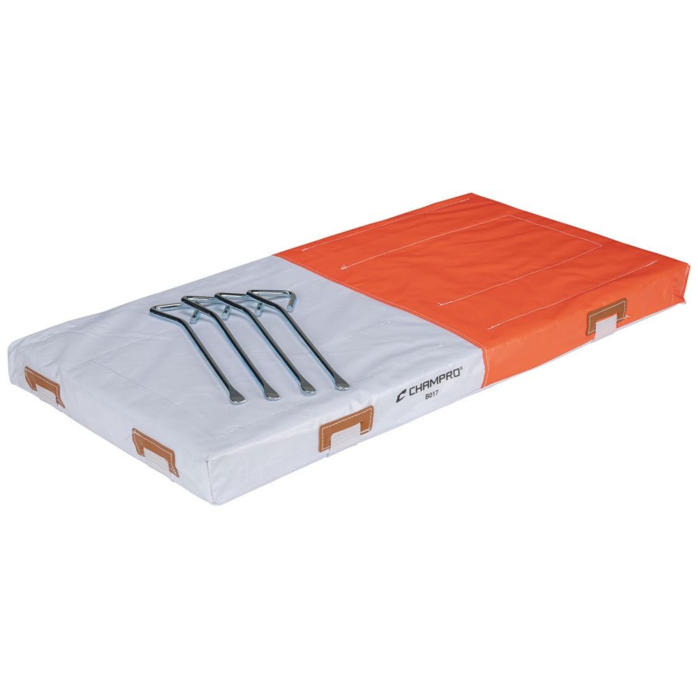 N/A 28" x 14" x 2" PVC Quilted Double First Base