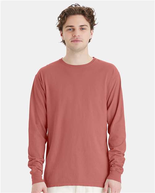 Nantucket Red Garment-Dyed Long Sleeve T-Shirt - GDH200