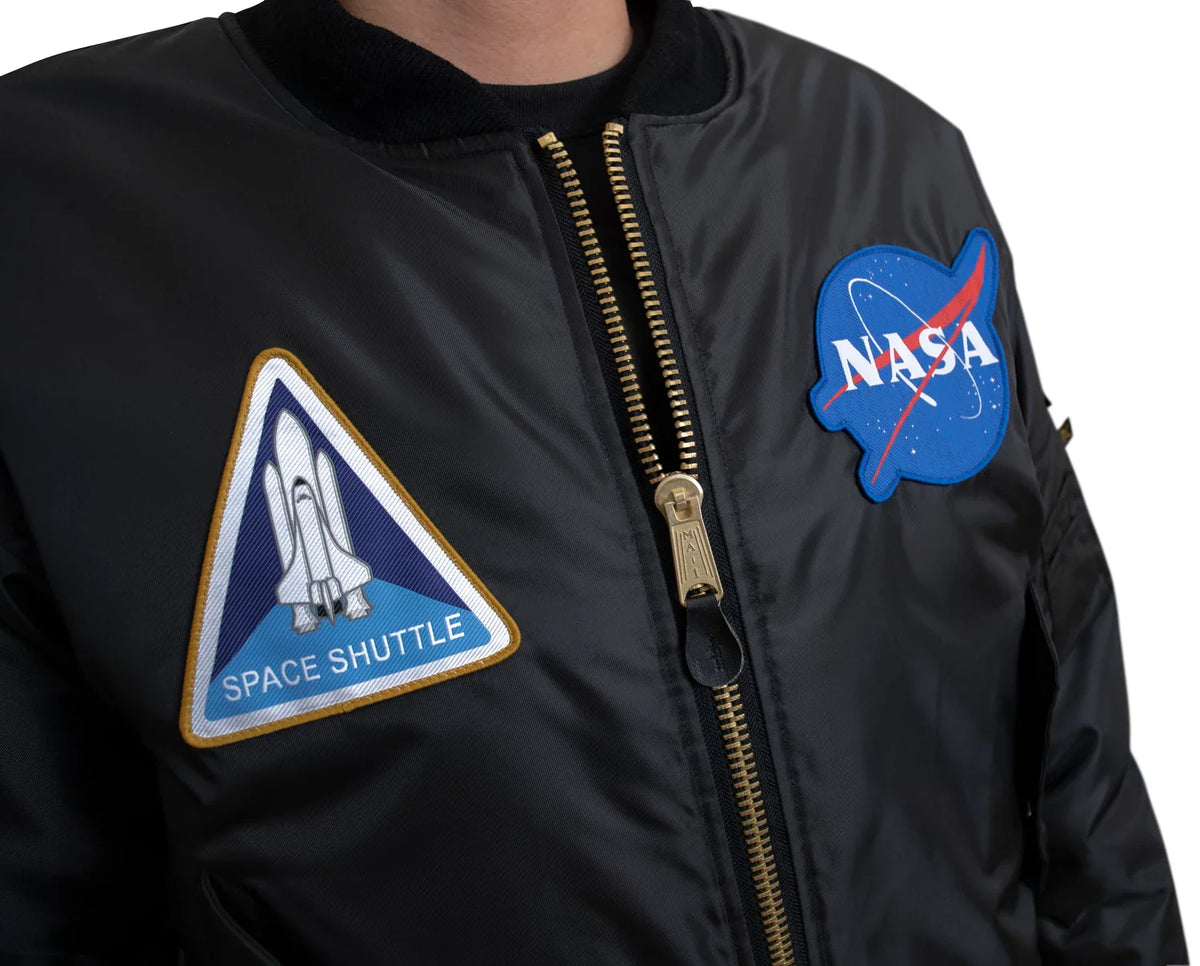 Nasa Ma-1 Flight Jacket - Black