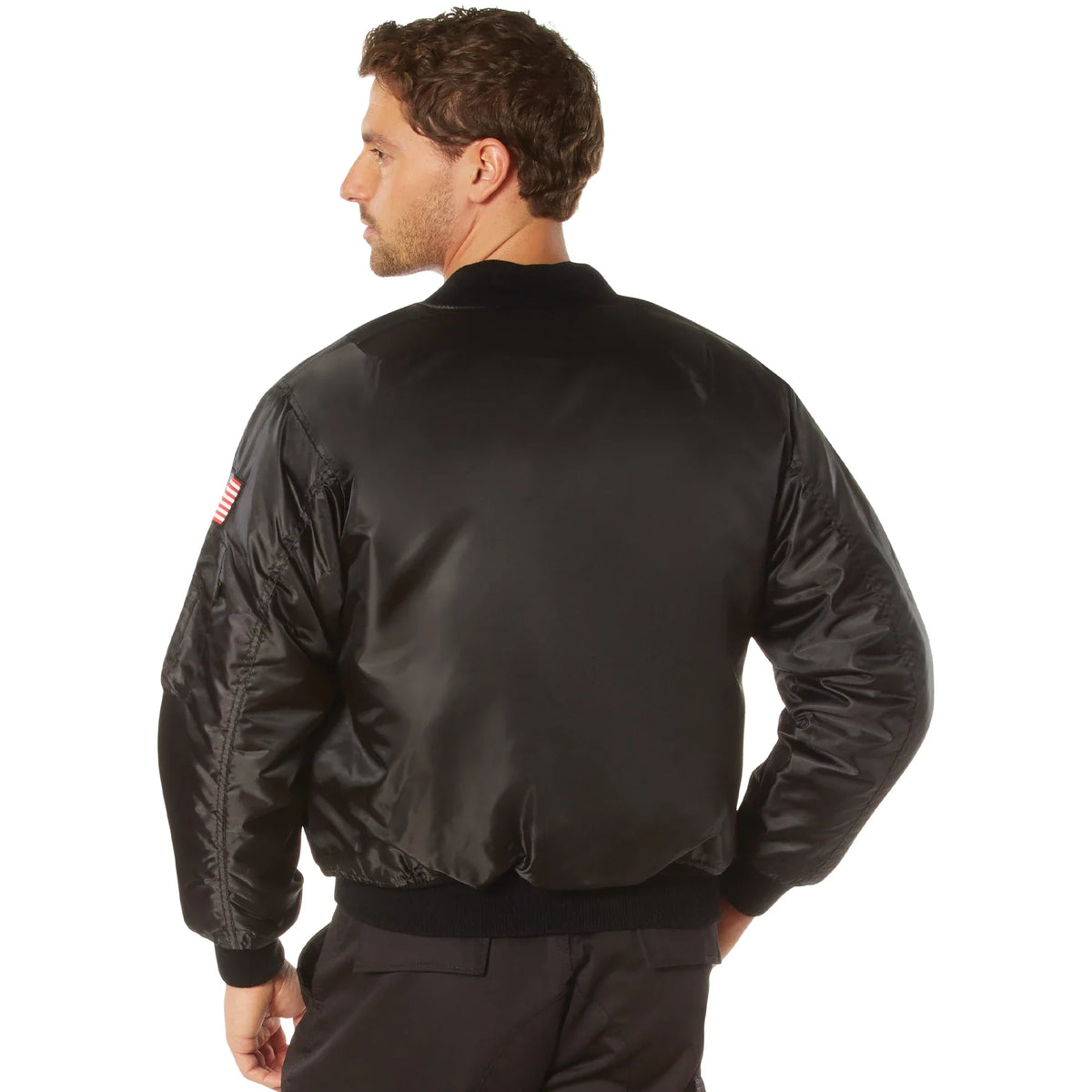 Nasa Ma-1 Flight Jacket - Black