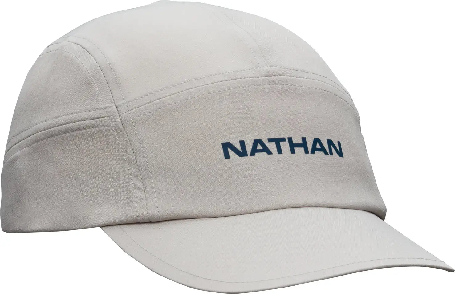 Nathan Sports Ns10800 Run Cool Stash Hat - Vapor Grey Sailor Blue