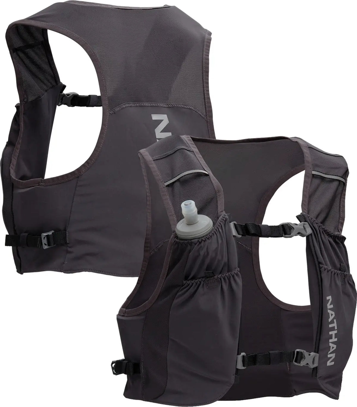 Nathan Sports Ns30570 Pinnacle Featherlite 1.5l - Charcoal Reflective Silver - Reflective Silver / L-xl