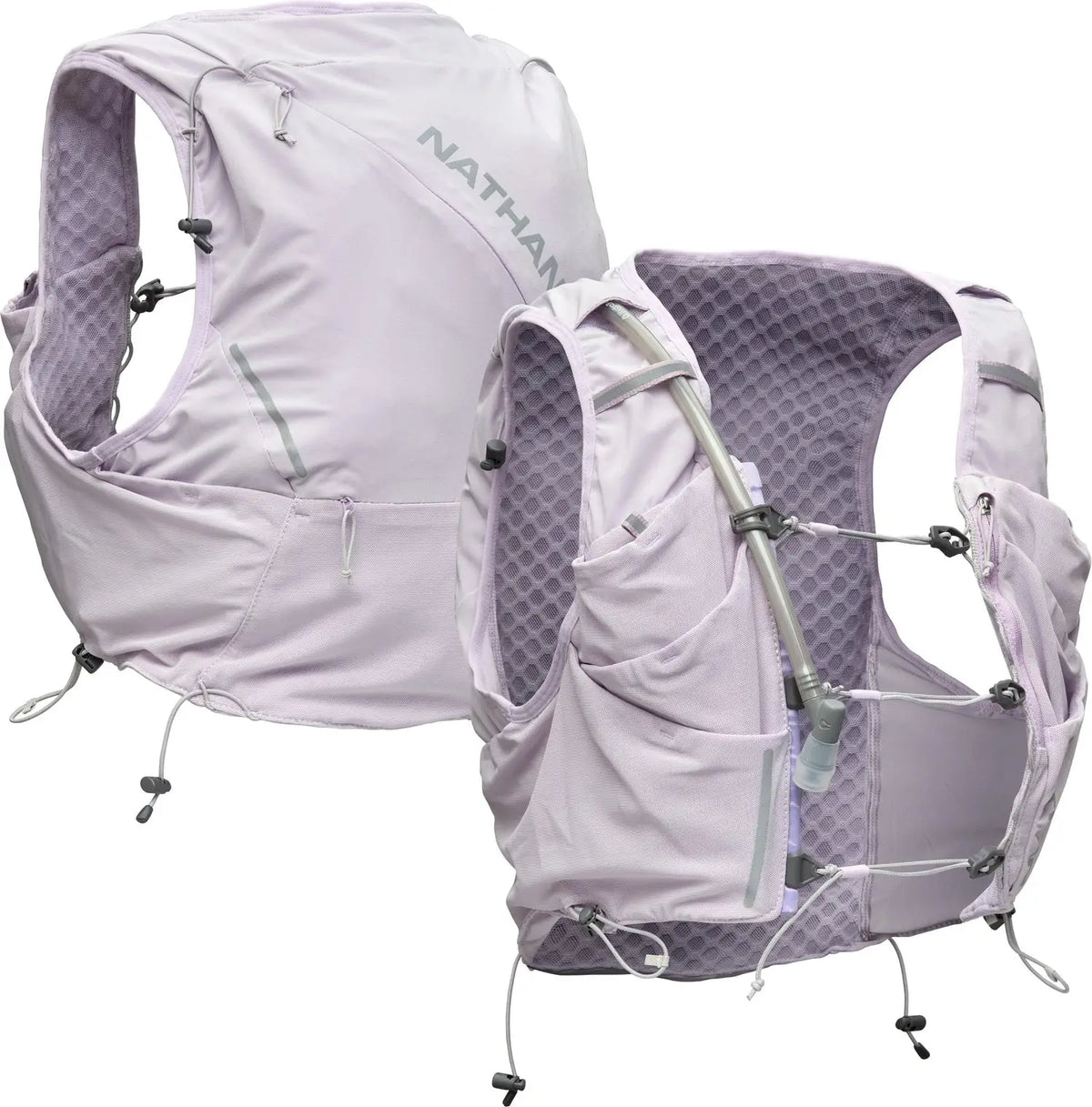 Nathan Sports Ns30670 Wm’s Pinnacle Pro 12l - Lilac Breeze Reflective Silver - Xs
