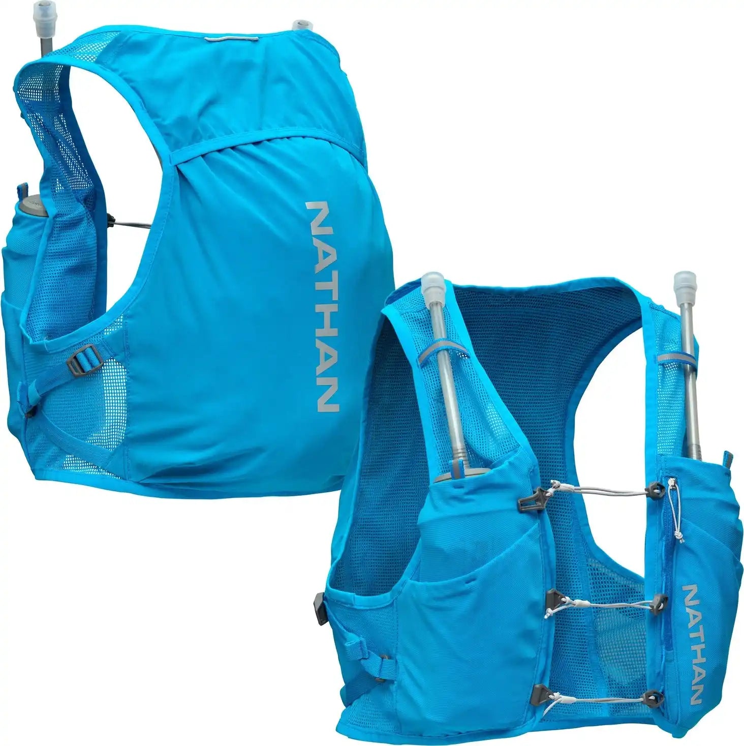 Nathan Sports Ns30730 Pinnacle Breeze 4l - Electric Blue Reflective Silver - Blue Reflective Silver / L-xl