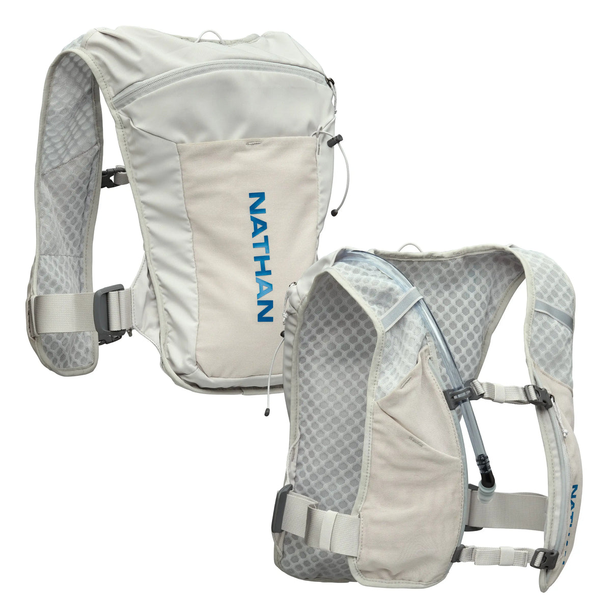 Nathan Sports Ns30770 Quick Start 3.0 4l - Vapor Grey Deep Blue - Grey Deep Blue / Osfm