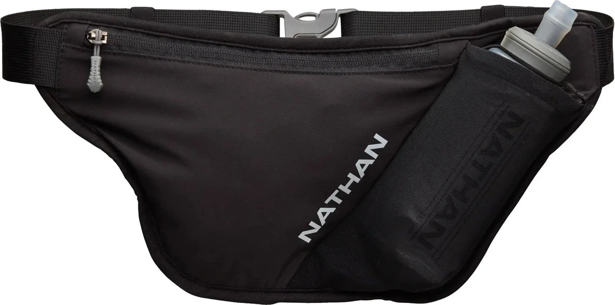 Nathan Sports Ns30830 Pinnacle Featherlite Belt - Black Reflective Silver - Osfm