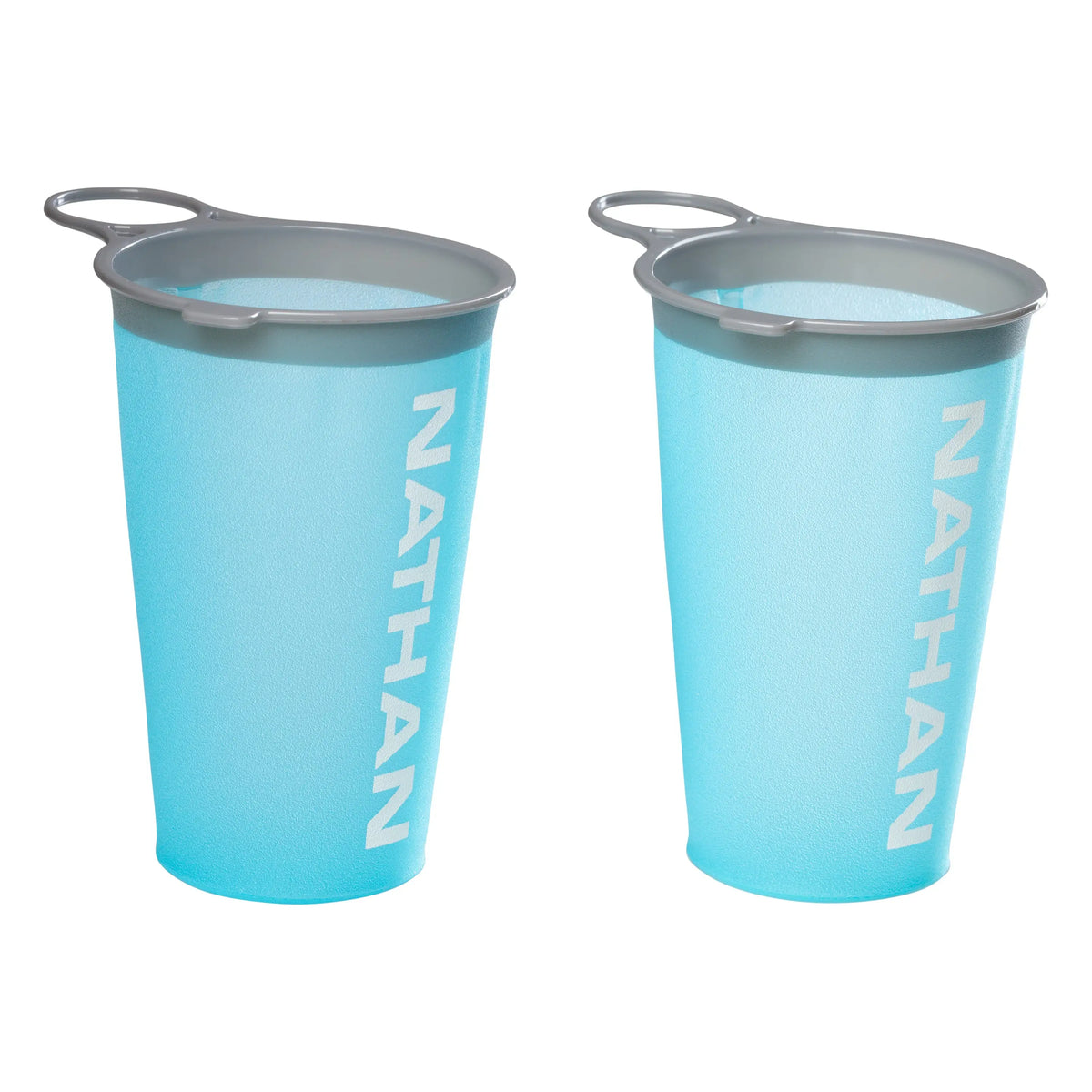 Nathan Sports Ns40320 Reuseable Race Day Cup (2 Pack) Blue me Away / White / Osfm