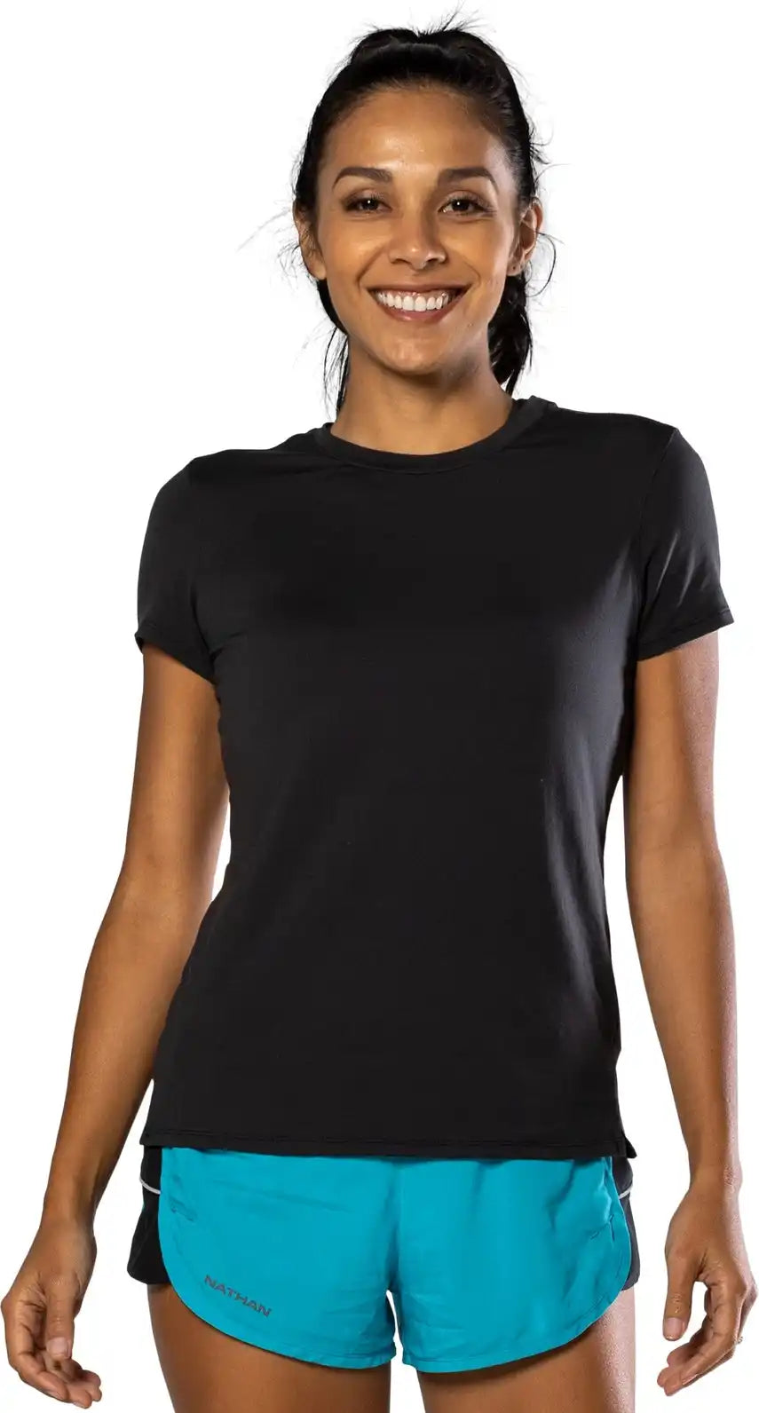 Nathan Sports Ns51280 Wm’s Dash Tee 2.0 - Black - Xs