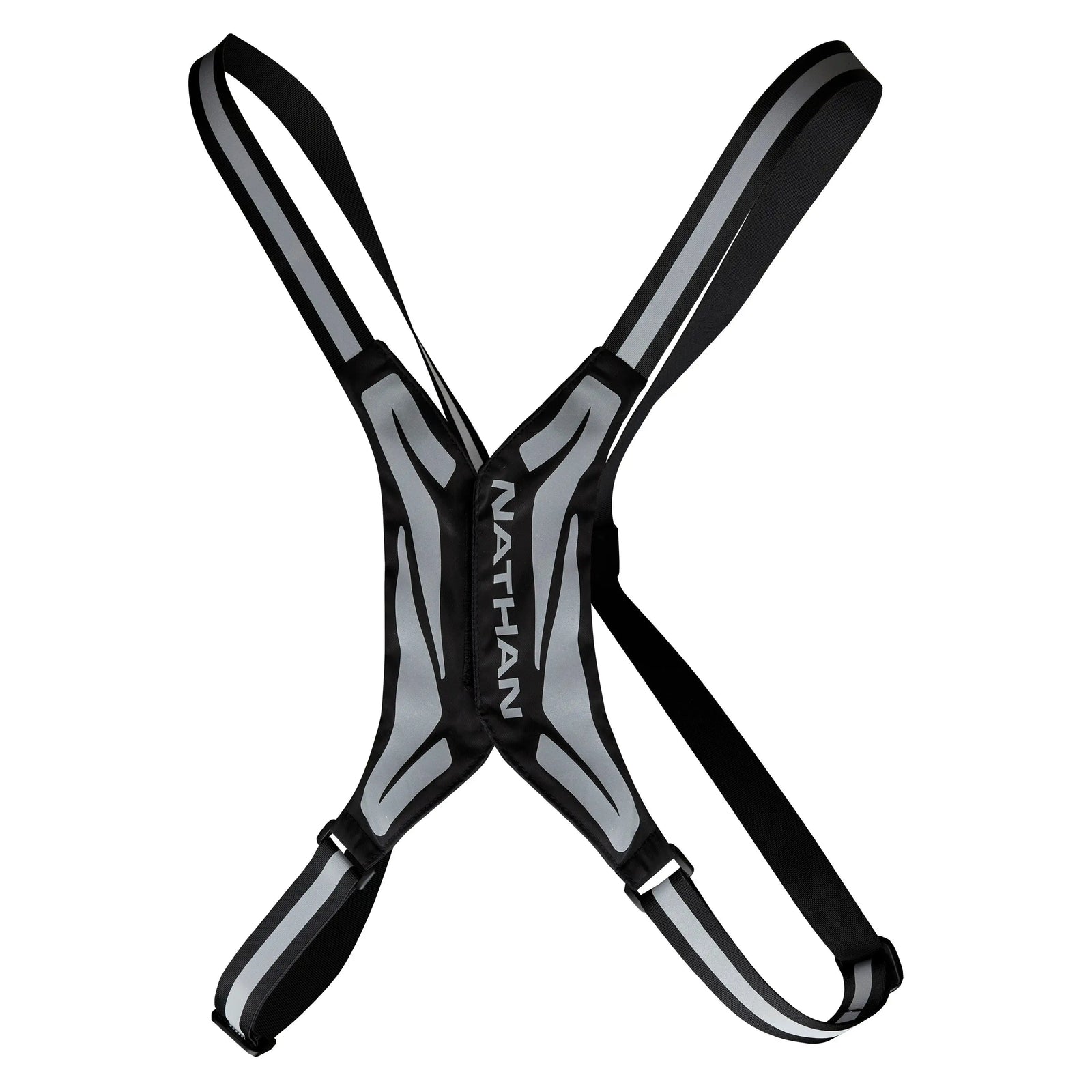 Nathan Sports Ns60320 Hypernight Reflective Vest Lite - Black - Osfm