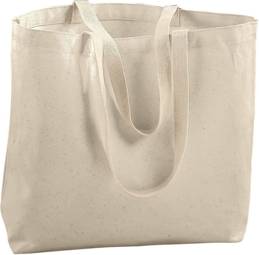 NATURAL BLANK JUMBO TOTE BAG
