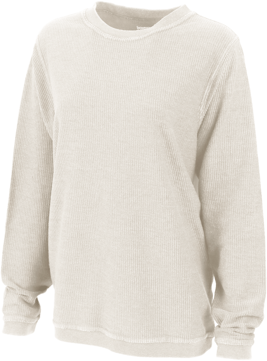 NATURAL BOXERCRAFT ADULT RALLY CORDUROY CREW PULLOVER  grouped