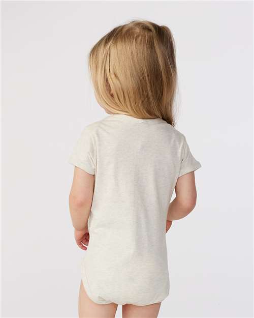 Natural Heather Infant Fine Jersey Bodysuit - 4424