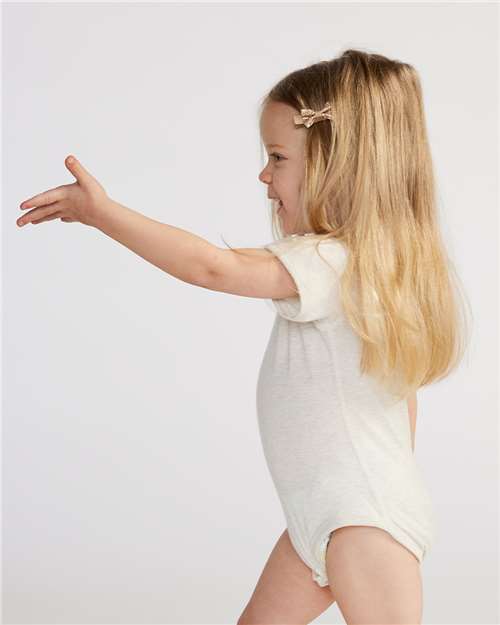 Natural Heather Infant Fine Jersey Bodysuit - 4424