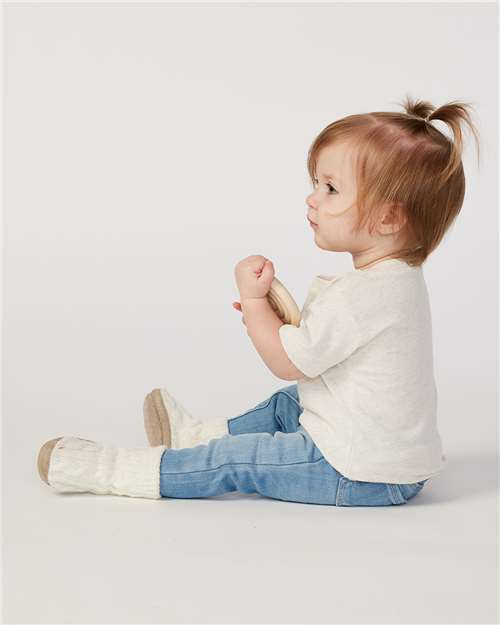 Natural Heather Infant Fine Jersey Tee - 3322