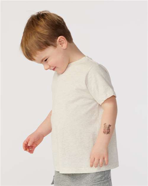 Natural Heather Toddler Fine Jersey Tee - 3321