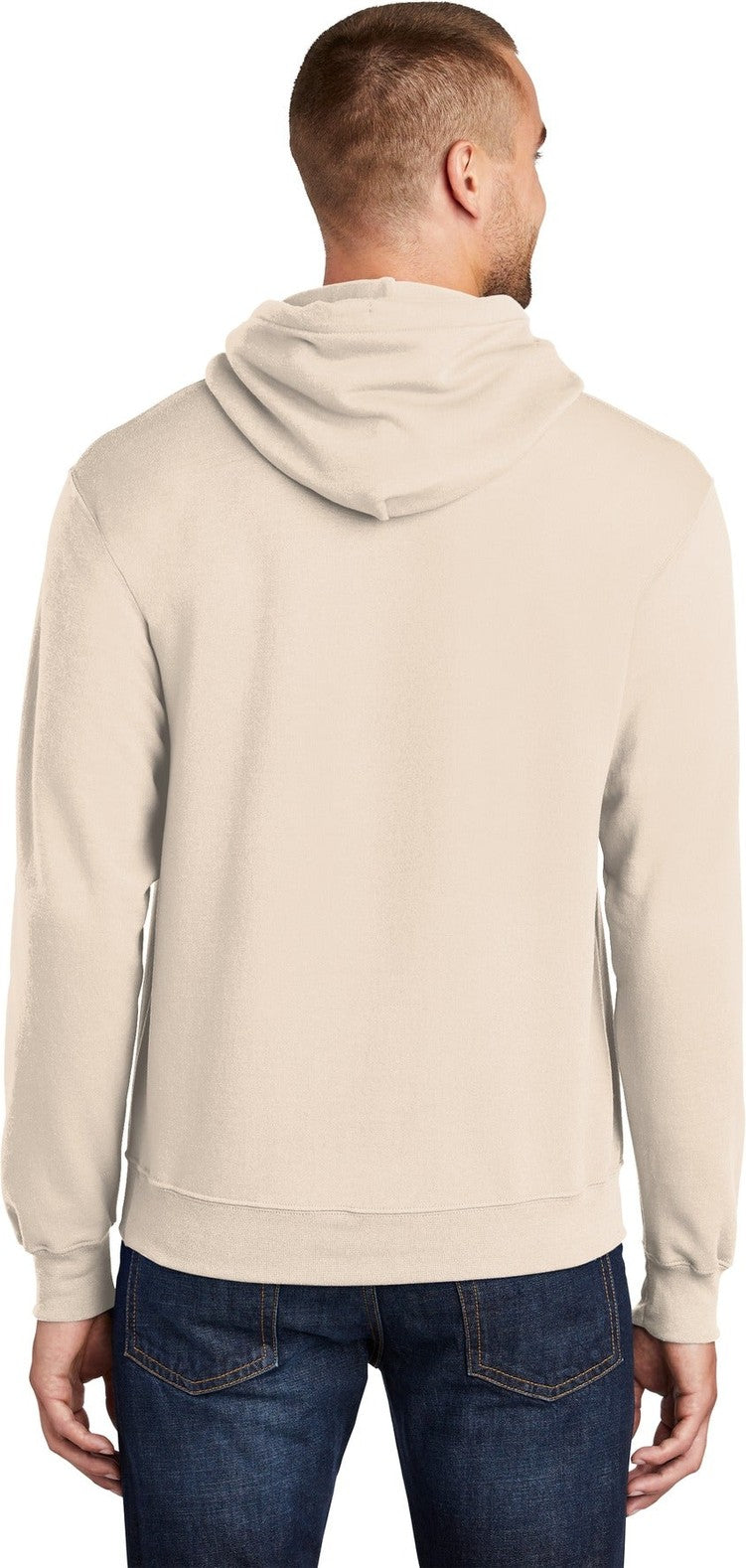 Natural Port & Co Core Fleece Pullover Hooded Sweatshirt. PC78H