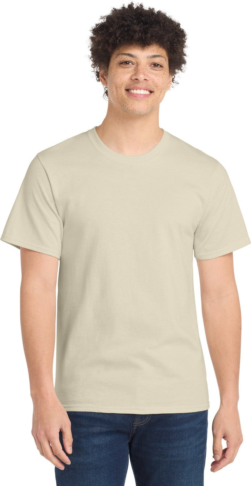 Natural Port & Co Essential Tee. PC61