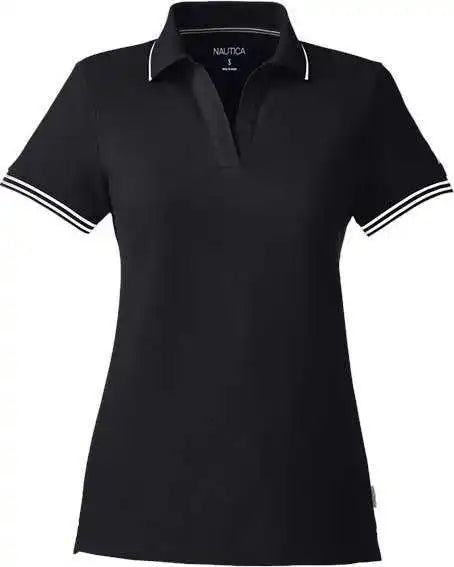 Nautica N17168 Women’s Deck Polo - Black