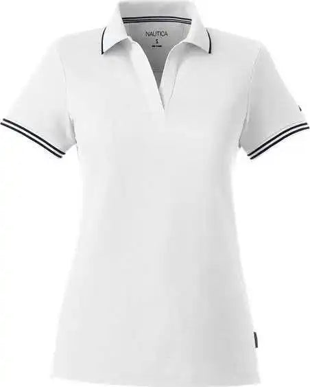 Nautica N17168 Women’s Deck Polo - White