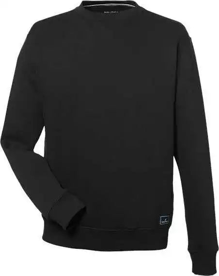 Nautica N17175 Anchor Fleece Crewneck Sweatshirt Black