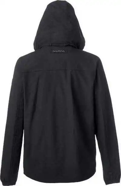 Nautica N17182 Voyage Hooded Rain Jacket - Black