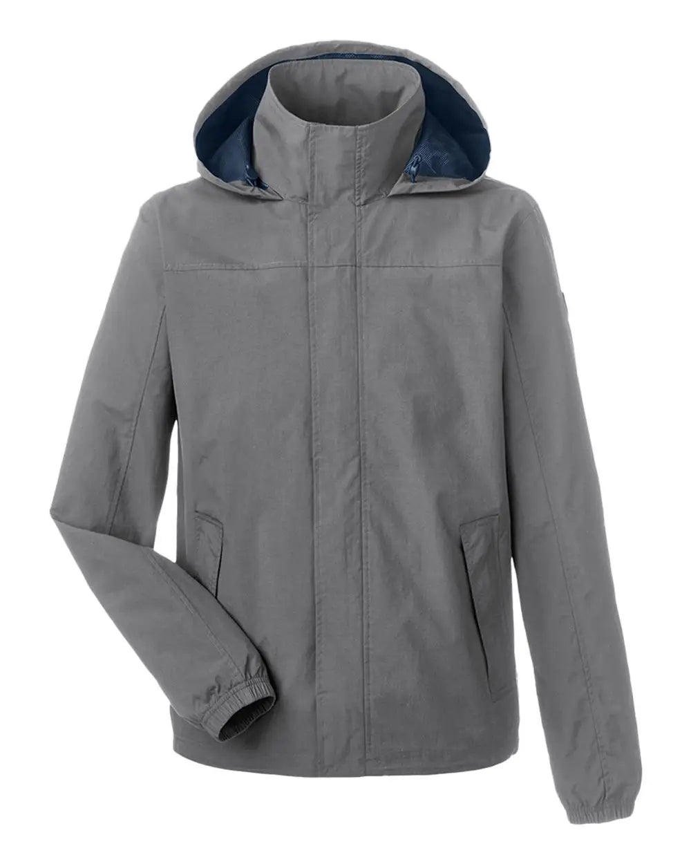 Nautica N17182 Voyage Hooded Rain Jacket - Graphite - Dark Gray / s