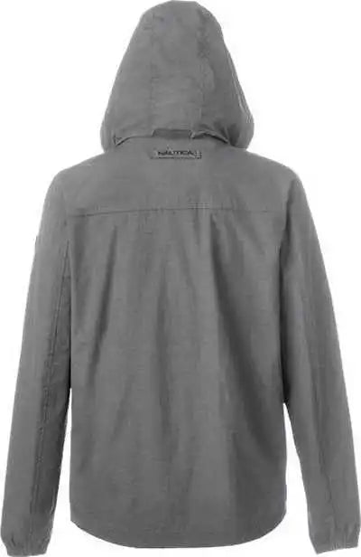 Nautica N17182 Voyage Hooded Rain Jacket - Graphite